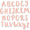 Modèles pour machine de découpe - Forme lettres alphabet - Sizzix - Compatible Big Shot