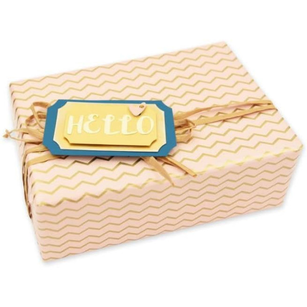 Modèles pour machine de découpe - Forme lettres alphabet - Sizzix - Compatible Big Shot