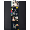 Tableau Mural Ardoise Noire/Bois 40X60Cm pas cher