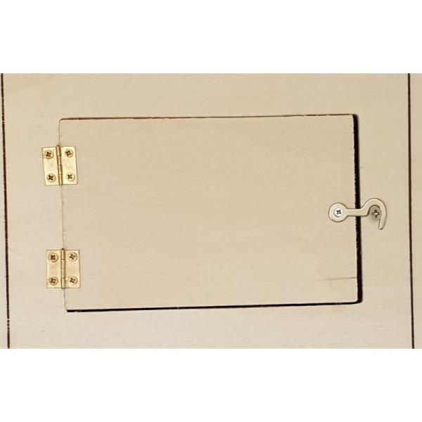 Urne - Forme de valise - Bois - A personnaliser - 35x15x23cm - Mariage - Anniversaire