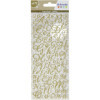 Stickers - Autocollants - Lettres de l'alphabet - Or pailleté - 177 pièces - Scrapbooking