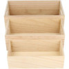 3 caisses en bois - A personnaliser - 3 tailles différentes - Loisirs créatifs - Décoration