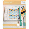 Massicot - Coupe-papier - Jusqu'à 12 feuilles 30x30cm - Gradué - Quadrillage