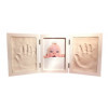 Kit pour faire des empreintes - Bébé - Avec cadre photo - 43,5x19,5cm - Artemio