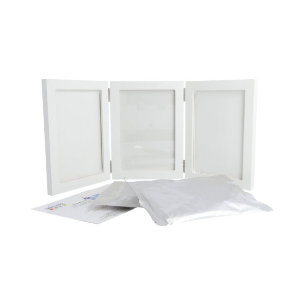 Kit pour faire des empreintes - Bébé - Avec cadre photo - 43,5x19,5cm - Artemio