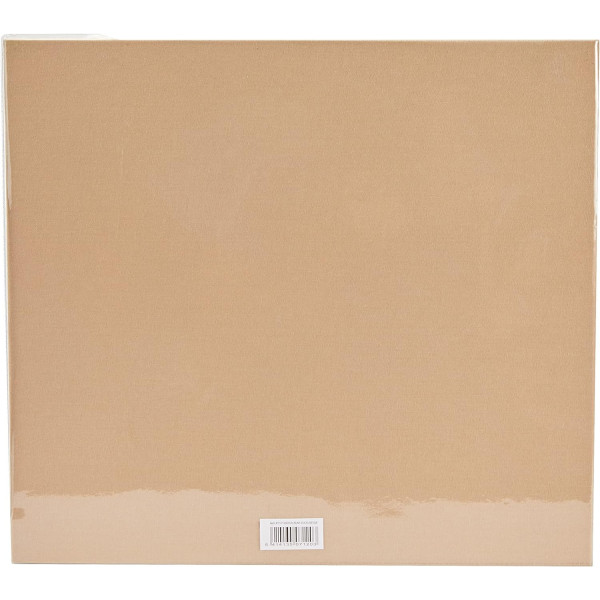 Album photos - 31x35cm - 10 pages - Couverture cartonnée avec fenêtre - Beige