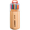 photo-Etui de 20 stylos-feutres STABILO point 88 - pointe fine - Assortiment
