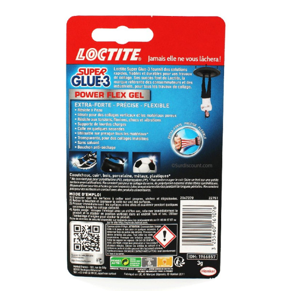 Tube De Super Glue-3 Power Flex Gel Loctite 3G | à seulement 4,99 €