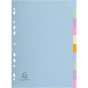 INTERCALAIRES 10 TOUCHES CARTES PASTEL FOREVER EXACOMPTA 1610E