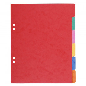 Intercalaires - 17 X 22 Cm - 6 Positions - Carte Lustrée - Exacompta | Surdiscount