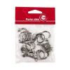 10 Attaches Porte-Clefs Argent Diy - Ctop pas cher