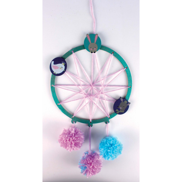 2 Cercles Attrape-R√Äves En Mdf Perfores Diamètre 20 Cm / 15 Cm - Ctop | à seulement 3,5 €