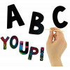 Alphabet Stickers A Gratter 68 Pièces - Ctop pas cher