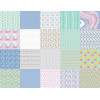 Feuilles De Papier Origami Aux Couleurs Pastel - Ctop pas cher