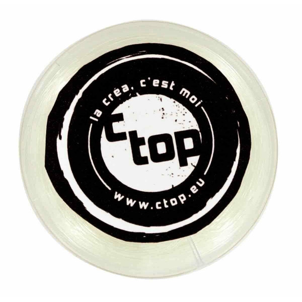 ROULEAU FIL NYLON TRANSPARENT 25M - 0.25 MM - CTOP