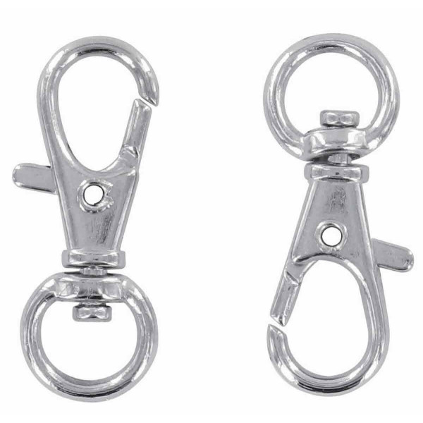 4 PORTE CLEFS MOUSQUETONS 3.2 CM - CTOP
