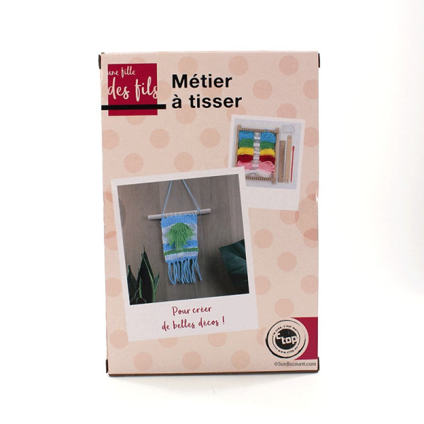 Metier A Tisser En Bois 6 Pelottes Laine Ctop 1412 | Surdiscount