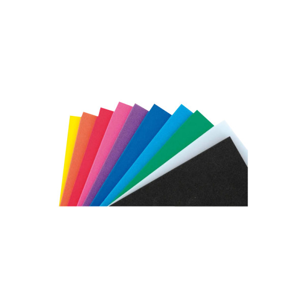 10 Feuilles Mousse 20X30Cm Couleurs Assorties Ctop 4000 pas cher