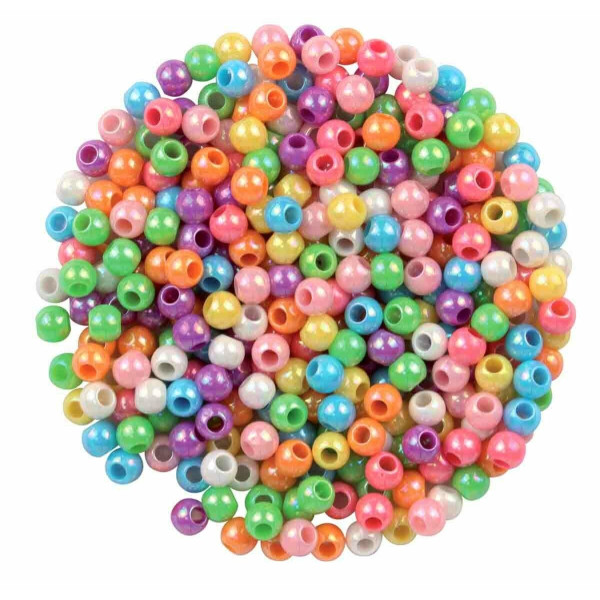 358 Perles Acryliques Nacrées - Ctop pas cher