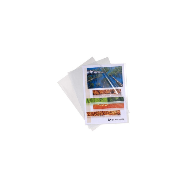 Lot De 10 Pochettes Coins Incolore - A4 - Exacompta | Surdiscount
