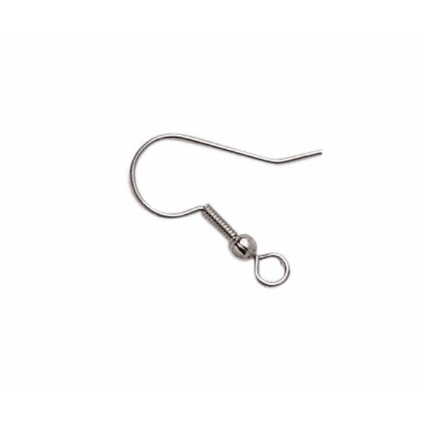 6 CROCHETS BOUCLES D'OREILLE ARGENTÉES - CTOP