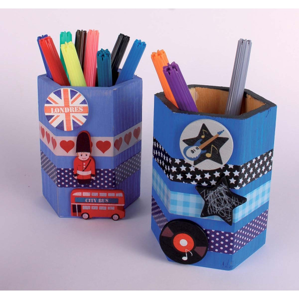Pot De Rangement Pour Les Crayons Et Stylos 8 X 10 Cm - Ctop | Surdiscount