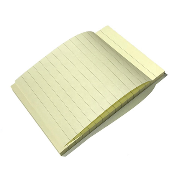 Bloc Notes Adhésives - Jaune Pastel - 150X100Mm - Lignées - Kores | à seulement 1,99 €