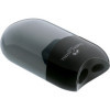 Taille-crayon - 2 trous - Avec réservoir semi-transparent - Noir - Faber-Castell