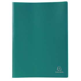 Porte-Vues 200 Vues Vert Fonce - Exacompta pas cher