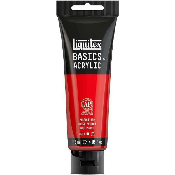 LIQUITEX BASICS ACRYLIQUE 118ML ROUGE PYROLLE