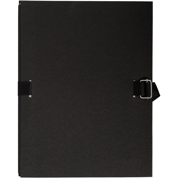 Chemise A Dos Extensible/Sangle Noir 721E - Exacompta | Surdiscount