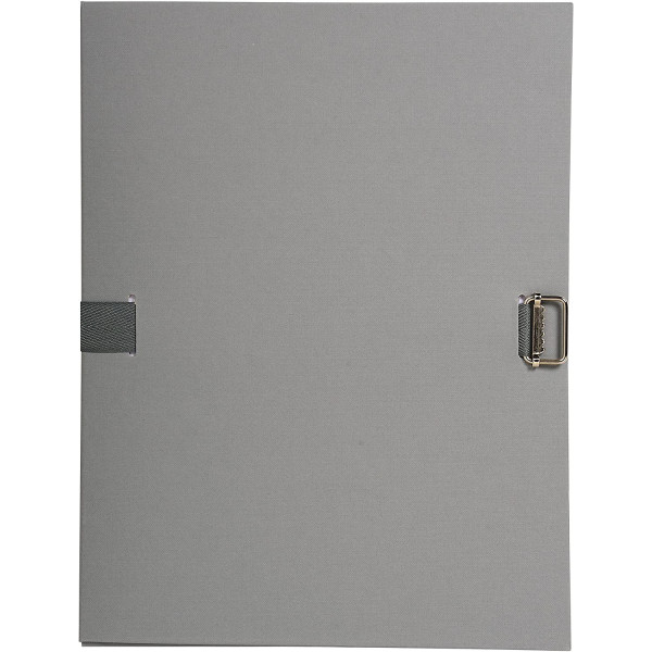 Chemise A Dos Extensible/Sangle Gris 730E - Exacompta | Surdiscount