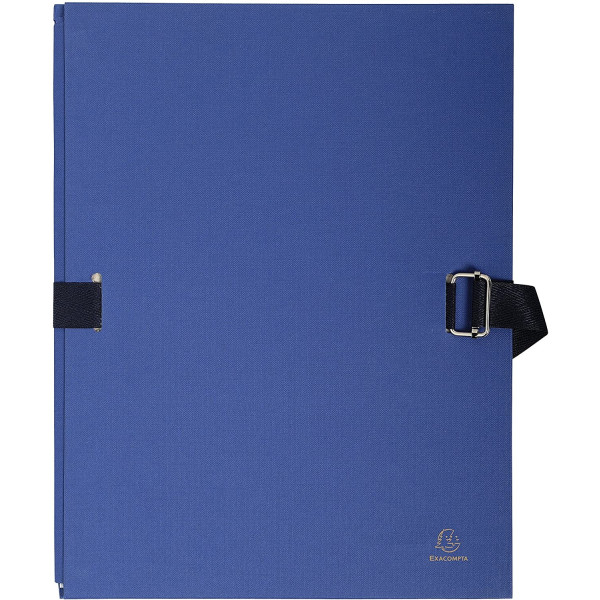 Chemise A Dos Extensible/Sangle Bleu Fonce 732E - Exacompta | Surdiscount