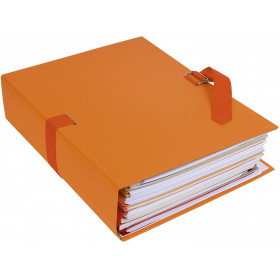 Chemise A Dos Extensible/Sangle Orange 734E - Exacompta pas cher