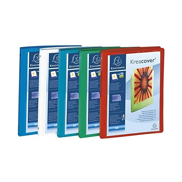 Classeur Souple Opaque A4 Kreacover Blanc 51189E - Exacompta | Surdiscount