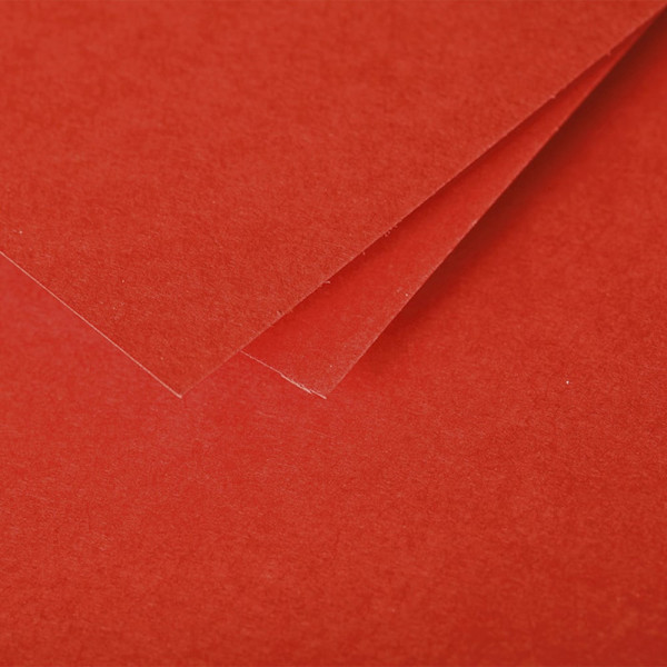 Cartes - Format C6 - 110x155mm - Pollen - Rouge corail - 25 unités - Clairefontaine