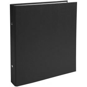 Petit Classeur 17 X 22 Cm - Noir - 2 Anneaux - Exacompta pas cher