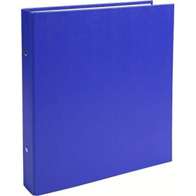 Petit Classeur 17 X 22 Cm - Bleu - 2 Anneaux - Exacompta pas cher