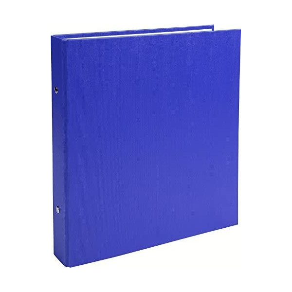 Petit Classeur 17 X 22 Cm - Bleu - 2 Anneaux - Exacompta pas cher