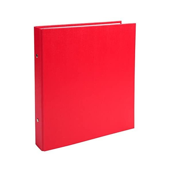 Petit Classeur 17 X 22 Cm - Rouge - 2 Anneaux - Exacompta pas cher