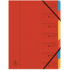 Trieur 7 Compartiments Rouge - Exacompta pas cher
