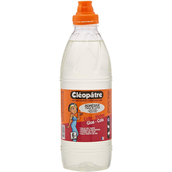 Flacon De Colle Transparente - 1Kg - Cléopâtre pas cher