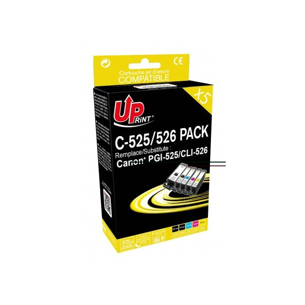 Pack Cartouches Compatibles Canon C-525/526 Pack Uprint C-525/526 Compatible Canon pas cher