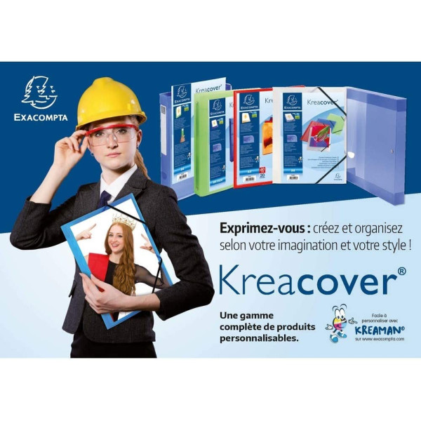 Porte-Vues 20 Vues Kreacover Conférence Blanc - Exacompta | à seulement 3,2 €