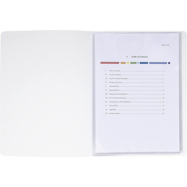 Porte-Vues 60 Vues Kreacover Conférence Blanc - Exacompta | à seulement 4,99 €