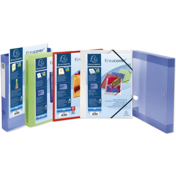 Porte-Vues 60 Vues Kreacover Conférence Blanc - Exacompta | Surdiscount