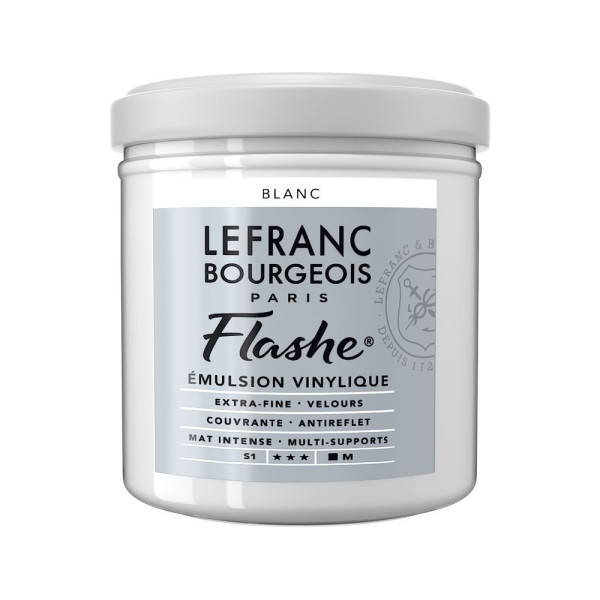 photo - Peinture vinylique - Flashe - Blanc - 022 - Lefranc Bourgeois - 125ml