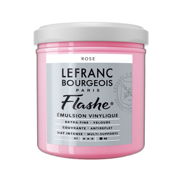 photo - Peinture vinylique - Flashe - Rose - 351 - Lefranc Bourgeois - 125ml