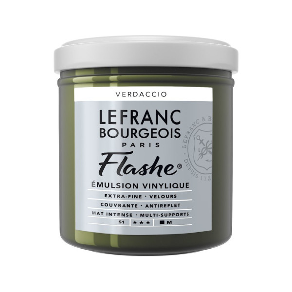 photo - Peinture vinylique - Flashe - Verdaccio - 500 - Lefranc Bourgeois - 125ml