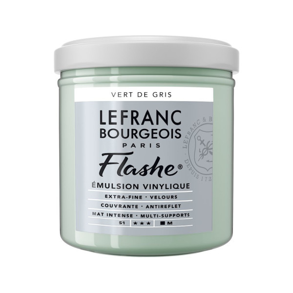 photo - Peinture vinylique - Flashe - Vert de gris - 547 - Lefranc Bourgeois - 125ml